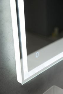 Зеркало BelBagno с LED-подсветкой и кнопочным управлением SPC-GRT-800-800-LED-BTN